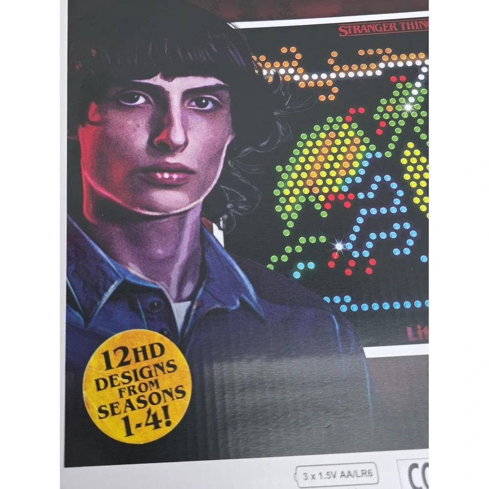 Netflix Stranger Things Lite Brite Season 1-4 2022 664 Pieces 12 HD Templates